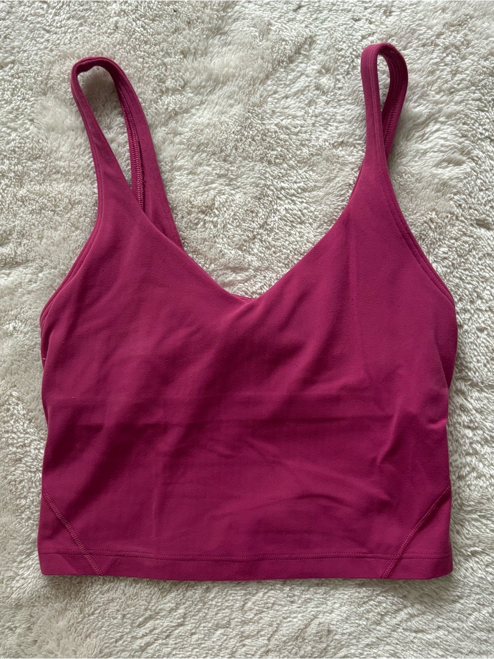 lululemon athletica V-Neck Bralette Tank - Magenta